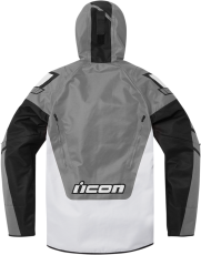 Textile motorcycle jacket ICON AIRFORM RETRO GRAY