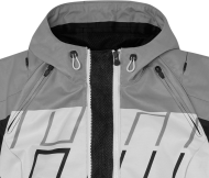 Textile motorcycle jacket ICON AIRFORM RETRO GRAY