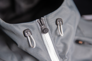 Textile motorcycle jacket ICON AIRFORM RETRO GRAY