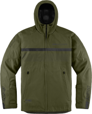 Textile motorcycle jacket ICON PDX3 CE - OLIVE