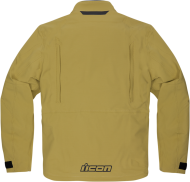 Textile motorcycle jacket ICON STORMHAWK WP - TAN