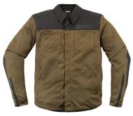 Textile motorcycle jacket ICON UPSTATE MESH CE GREEN