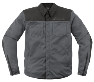 Textile motorcycle jacket ICON UPSTATE MESH CE GRAY