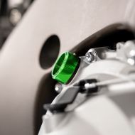 Color attachment for BARRACUDA OIL SAMPLE Ø28 GREEN