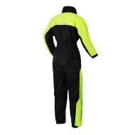 Full raincoat SECA MONSUN EVO BLACK/FLUO