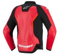 Кожено яке ALPINESTARS GP FORCE V2 AIR RED/FLUO
