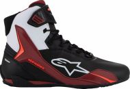Cizme moto ALPINESTARS FASTER-4 BK/WH/DK RD