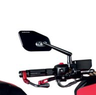 Motorcycle mirrors BARRACUDA SKIN-Z B-LUX BLACK