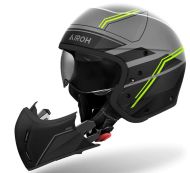 Κράνος σκούτερ AIROH J110 λεπτό κίτρινο ματ