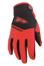 Motocross gloves PROGRIP 4010 RED/BLACK