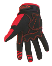 Motocross gloves PROGRIP 4010 RED/BLACK