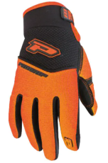 Motocross gloves PROGRIP 4010 BLACK/ORANGE