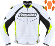 Motorcycle jacket ICON HYPERSPORT2 PRIME HI-VIZ