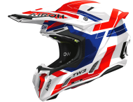Motocross helmet AIROH TWIST 3 DYNASTY BLUE/RED GLOSS