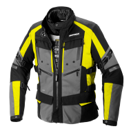 Textile motorcycle jacket SPIDI 4 SEASON EVO Yellow Fluo
