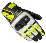 Women's motorcycle gloves SPIDI G-CARBON Yellow fluo