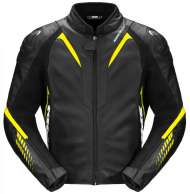 Δερμάτινο μπουφάν μοτοσικλέτας SPIDI NKD-1 Μαύρο/Fluo