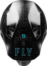 Cască de motocross FLY RACING Formula Smart Carbon Solid - Negru