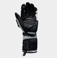 Leather gloves KNOX Handroid Mk5 BLACK/WHITE LIMITED