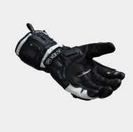 Leather gloves KNOX Handroid Mk5 BLACK/WHITE LIMITED