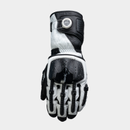 Leather gloves KNOX Handroid Mk5 BLACK/WHITE LIMITED