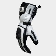 Leather gloves KNOX Handroid Mk5 BLACK/WHITE LIMITED