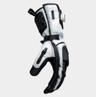 Leather gloves KNOX Handroid Mk5 BLACK/WHITE LIMITED