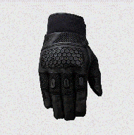 Leather gloves KNOX Urbane Pro Black