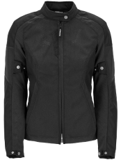 Women's textile motorcycle jacket SPIDI TEK NET Black