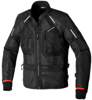 Textile motorcycle jacket SPIDI TECH ARMOR Black
