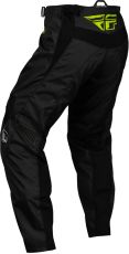 Pantaloni de motocross FLY RACING F-16 pentru copii - negru/verde neon/gri deschis