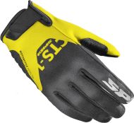 TEXTILE MOTORCYCLE GLOVES SPIDI CTS-1 BLACK/NEON YELLOW