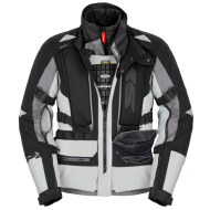 Textile motorcycle jacket SPIDI ALLROAD 3 in 1 BLACK/GRAY