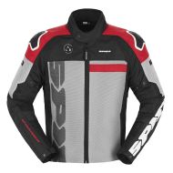 Textile motorcycle jacket SPIDI PROGRESSIVE NET RED