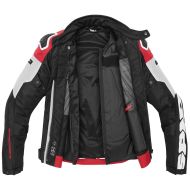 Textile motorcycle jacket SPIDI PROGRESSIVE NET RED