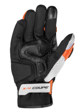 Moto gloves SPIDI X-4 COUPE BLACK/ORANGE