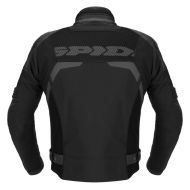 Hybrid motorcycle jacket SPIDI RAPID H2OUT BLACK