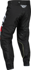 Pantaloni de motocross FLY RACING Kinetic Prix-Roșu/Gri/Alb