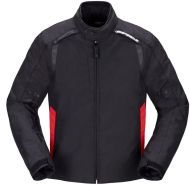 Textile motorcycle jacket SPIDI TEK H2OUT Black/Red
