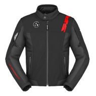 Textile motorcycle jacket SPIDI CORSA TEX BLACK/RED