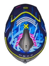 Casca NEXX Y100R URBANGRAM NEGRU ROSIU MAT