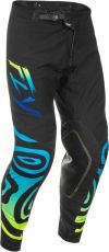Pantaloni de motocross FLY RACING Evolution DST S.E. Zen - Negru/Albastru/Hi-Vis 2025