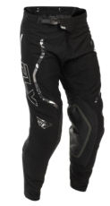 Pantaloni de motocross FLY RACING Evolution DST Spark Ediție Specială - Negru/Argintiu