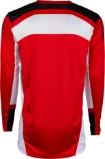 Tricou motocross FLY RACING Lite- Roșu/Alb/Negru