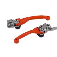 Manete sport POLISPORT Kit manete incasabile Pivot KTM EXC 250/300/EXC-F 250/350/450 (2014-24) PORTOCALIU