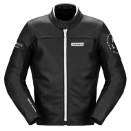 Кожено мото яке SPIDI Genesis Black/White