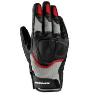 Moto gloves SPIDI NKD H2OUT Ice/Red