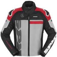 Textile motorcycle jacket SPIDI PROGRESSIVE NET H2OUT Red