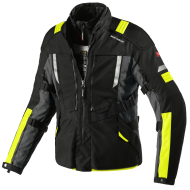 Textile motorcycle jacket SPIDI MODULAR YELLOW FLUO