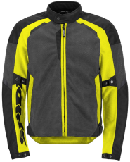 Textile motorcycle jacket SPIDI TEK NET Yellow fluo